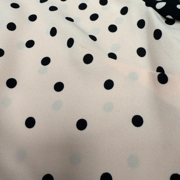 NWT Women's TALBOT'S 3/4 Sleeve‎ Polka Dot Blouse- Size Mp - Picture 3 of 8